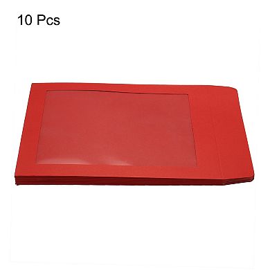 Full Face Window Envelopes Clear Single Sided For Mailing Statement Photos Catalogs