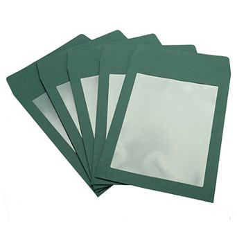 Full Face Window Envelopes Clear Single Sided For Mailing Statement Photos Catalogs