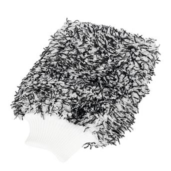 Coral Fleece Car Wash Mitt Microfiber Glove Double Sided Dirt Washing Tool