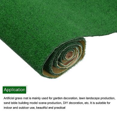 Artificial Model Grass Mat Realistic Fake Turf For Garden Lawn Decoration Model 19.7" x 39"
