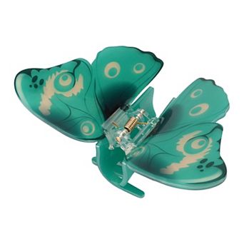 Elegant Butterfly Hair Clips Hairdo Clip For Women 4.13"x2.76"x1.57" Green 1 pc