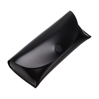 Eyeglasses Case Portable Eyeglasses Storage 6.89"x2.76"x1.57" Bright Black