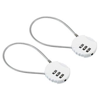 Small Combination Lock 7.8 Inch, 2 Pack 3 Digit Padlock For Gym Locker