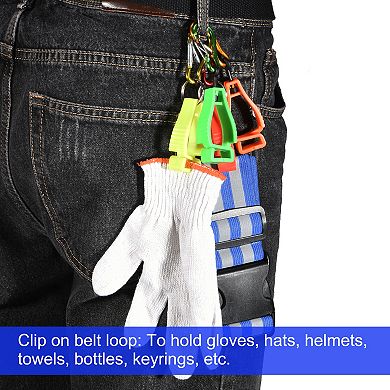 Glove Keeper, 2 Pack Gloves Grabber Clips Prevent Losing Hook Holder Hanger