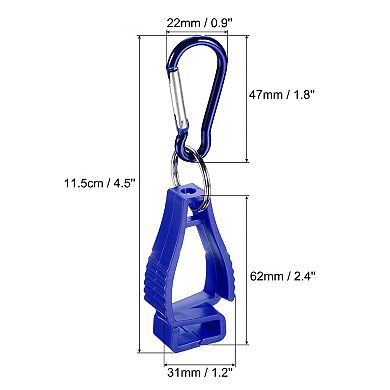 Glove Keeper, 2 Pack Gloves Grabber Clips Prevent Losing Hook Holder Hanger