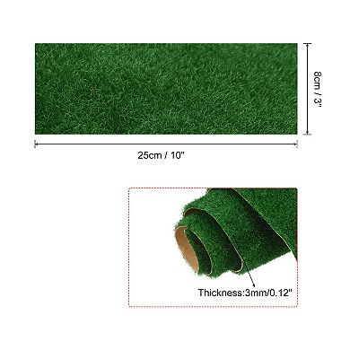 Artificial Grass Mat Lawn Realistic Fake Turf For Garden Lawn Decoration Sand Table Model 2pcs