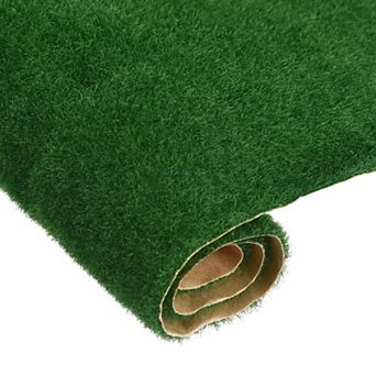 Artificial Grass Mat Lawn Realistic Fake Turf For Garden Lawn Decoration Sand Table Model 2 pc