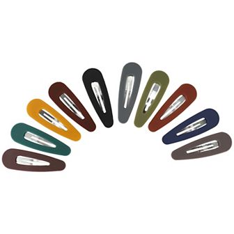 Classic Fashion Hair Clips Hairdo Clip For Girls Assorted Color 10 pc