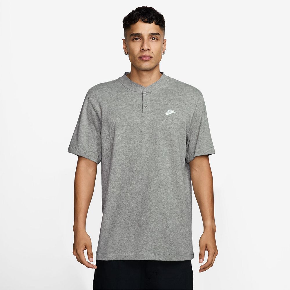 Men's Nike Club Short Sleeve Henley Shirt