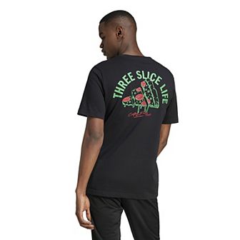 Men's adidas Lounge Pizza Graphic Sportswear Tee