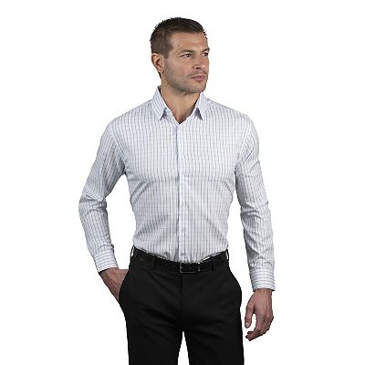 nautica white dress shirt Slim Fit Wrinkle-Resistant Dress Shirt