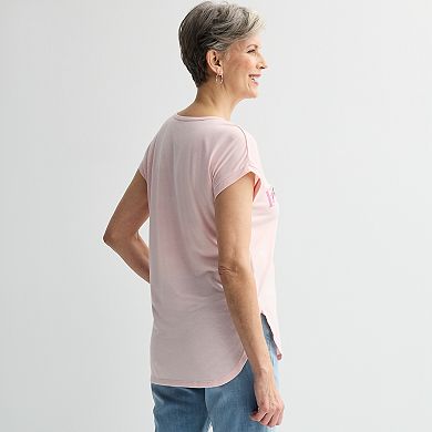 Women's Fierce and Fearless Dolman Short Sleeve Graphic Tee
