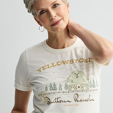 Women's Yellowstone Roll Cuff Tee