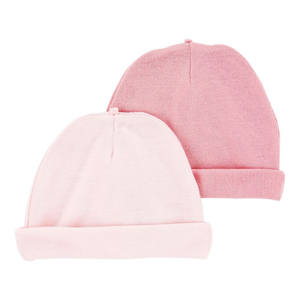 Carter's 2pc Baby Neutral Beanie Hats/ Caps (0-3M)