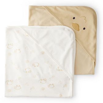 Baby Carter's Duck 2-Pack Hooded Towels