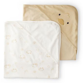 Baby Carter's Duck 2-Pack Hooded Towels