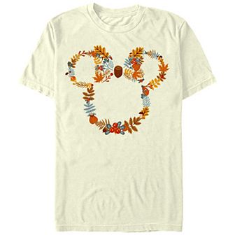 Disney's Mickey Mouse Autumn Wreath Men's Graphic Tee