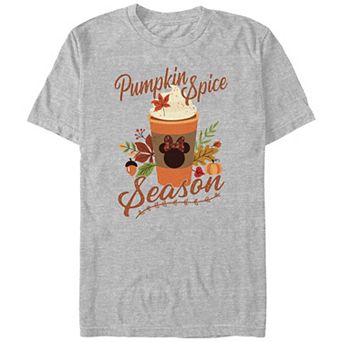 Disney's Minnie Mouse Pumpkin Spice Season Men's Graphic Tee