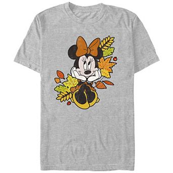 Disney's Minnie Mouse Autumn Leaves Men's Graphic Tee
