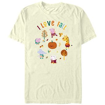Men's Peppa Pig I Love Fall Graphic Tee