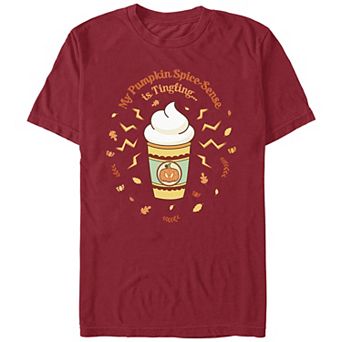 Men's Marvel Spider-Man My Pumpkin Spice Sense Is Tingling Graphic Tee