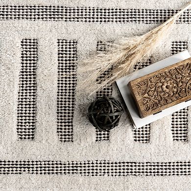 Rugs USA Merrick Tasseled Cotton and Wool Area Rug