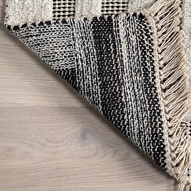 Rugs USA Merrick Tasseled Cotton and Wool Area Rug