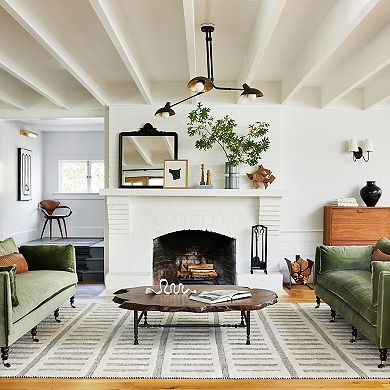 Rugs USA Merrick Tasseled Cotton and Wool Area Rug