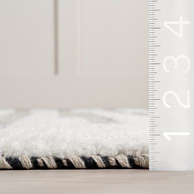 Rugs USA Hyperion Tasseled Cotton and Wool Area Rug