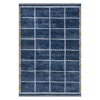 Rugs USA Fountain Checked Wool Area Rug