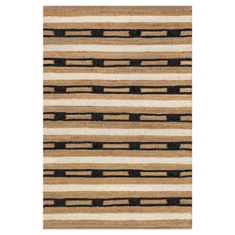 Rugs USA Raleigh Striped Jute Area Rug