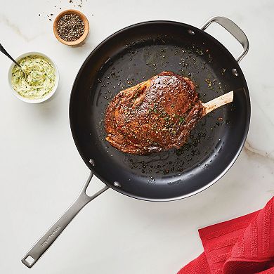 KitchenAid NITRO 12-in. Carbon Steel Skillet with Helper Handle