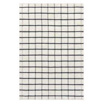 Rugs USA Rowena Checked Wool Area Rug