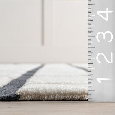 Rugs USA Rowena Checked Wool Area Rug