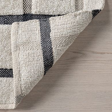 Rugs USA Rowena Checked Wool Area Rug