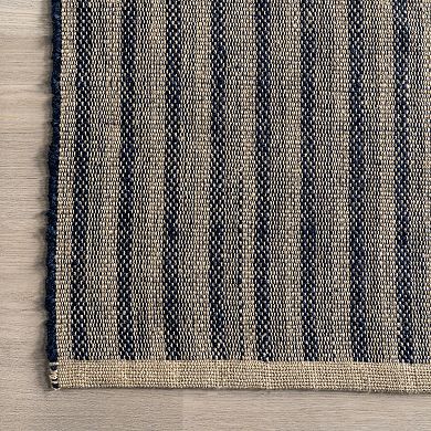 Rugs USA Lake Striped Jute Area Rug