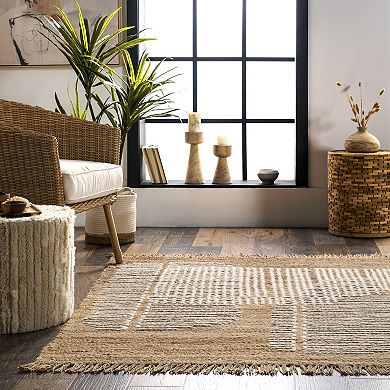 Rugs USA Geneva Tasseled Jute Area Rug