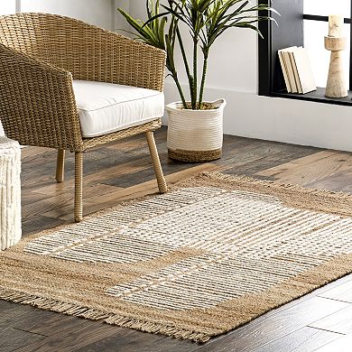 Rugs USA Geneva Tasseled Jute Area Rug