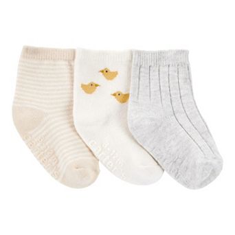 Baby Carter's 3-pack Chick Socks
