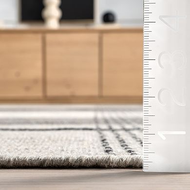 Rugs USA Portland Plaid Wool Area Rug