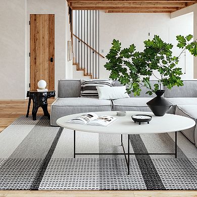 Rugs USA Portland Plaid Wool Area Rug