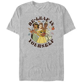 Disney Princess Be-Leaf In Yourself Men's Graphic Tee