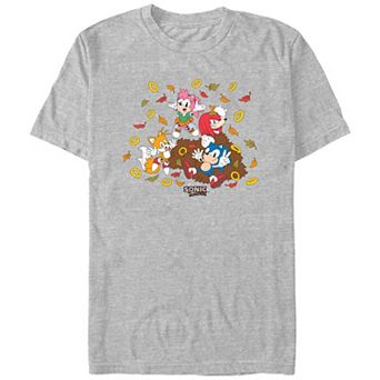 Men's Sonic The Hedgehog Autumn Fun Graphic Tee