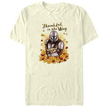 Men's Star Wars The Mandalorian Thankful Is The Way Graphic Tee