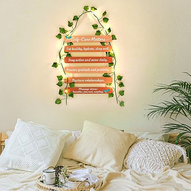 Life & Apples Positive Affirmations "Self Care Matters" Wall Decor