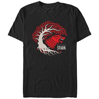 Men's Game Of Thrones House Stark Autumn Tree Graphic Tee