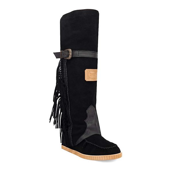 Dingo Lakota Women's Leather Boots - Black (7.5)