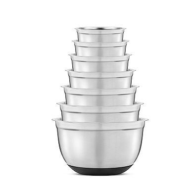 JoyJolt 7-Piece Steel Mixing Bowl Set