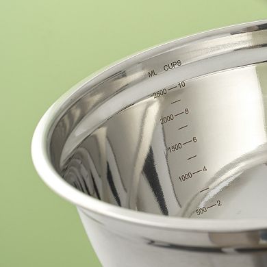 JoyJolt 7-Piece Steel Mixing Bowl Set
