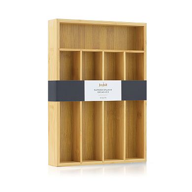 JoyJolt 5 Slot Bamboo Drawer Organizer